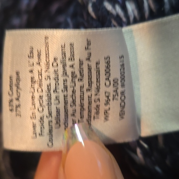 Eddie Bauer Space Die Blue Hooded Tunic Sweater Hoodie Small - Picture 7 of 10